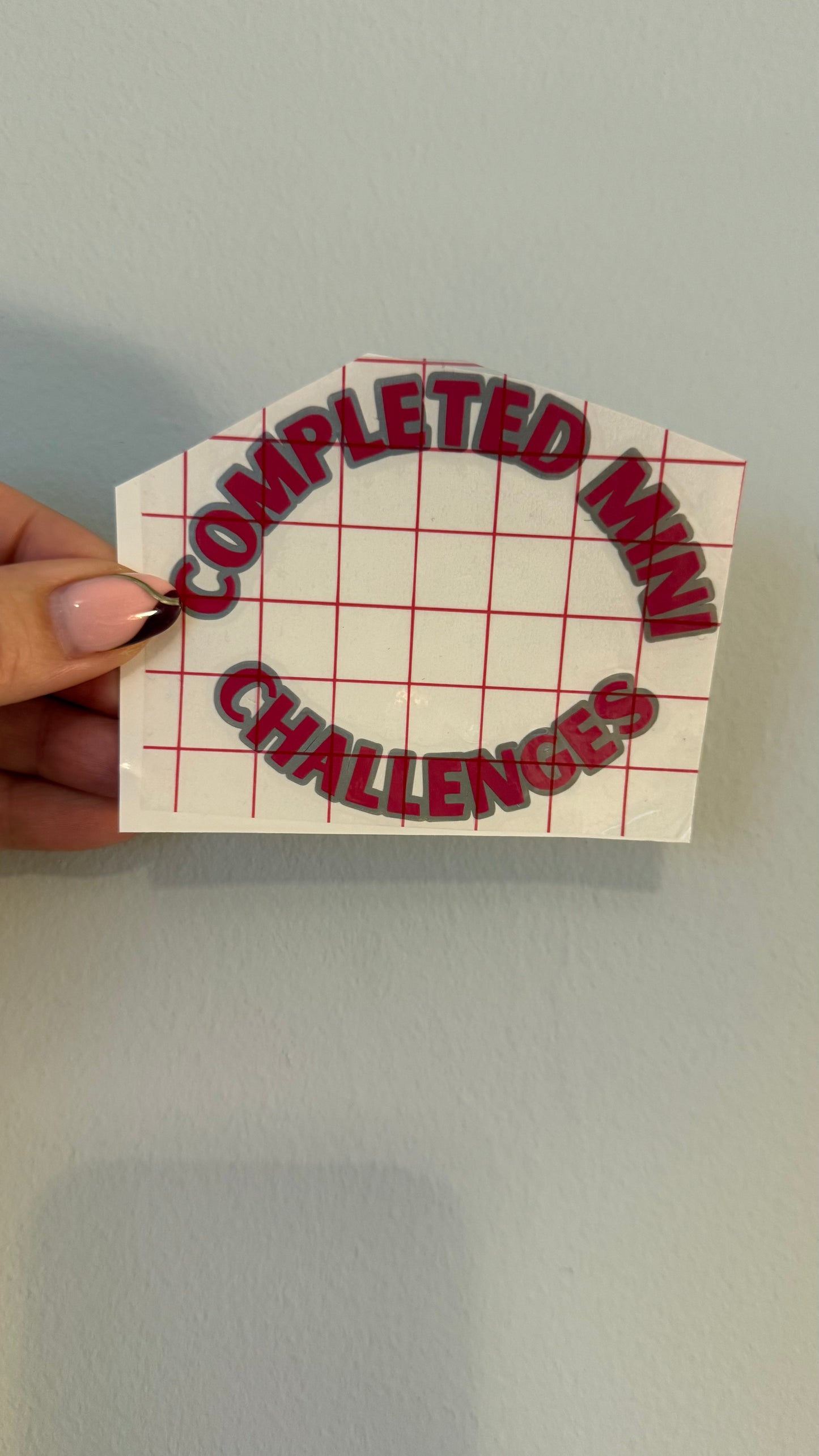 Completed mini challenges- Vinyl