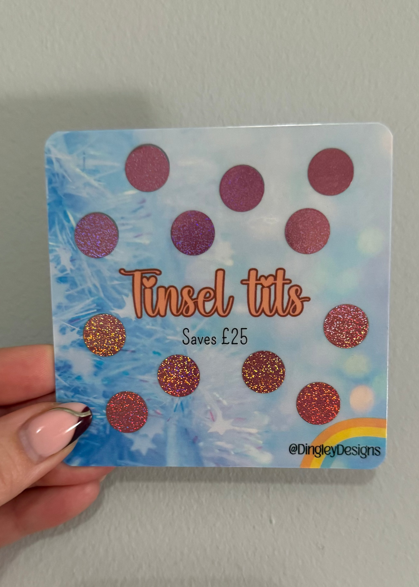 Mini Christmas scratch off challenges