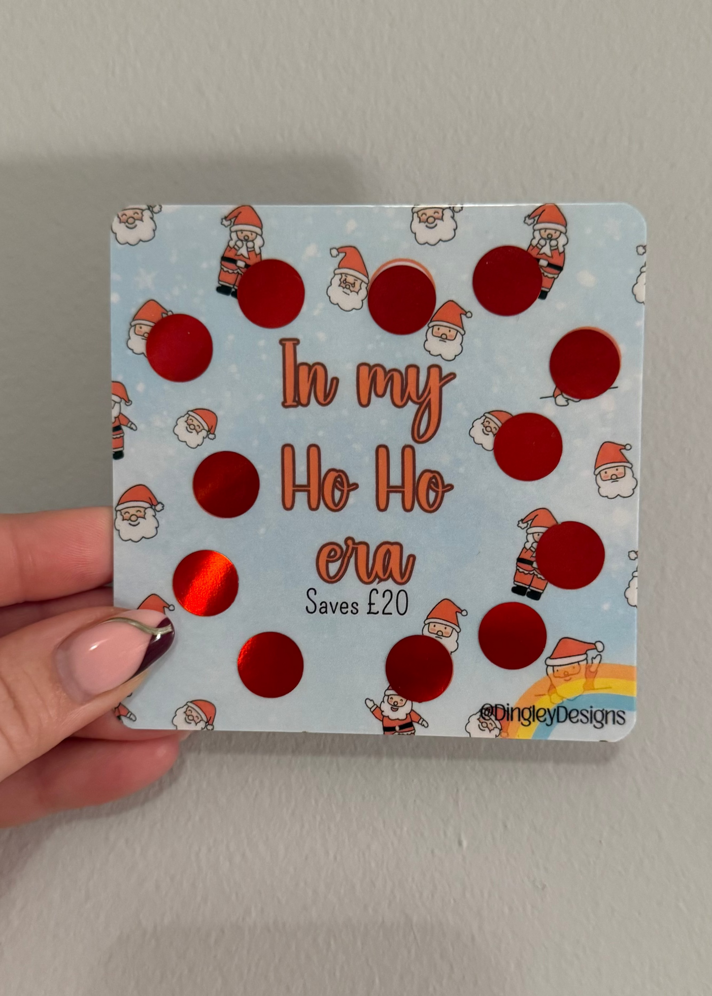 Mini Christmas scratch off challenges