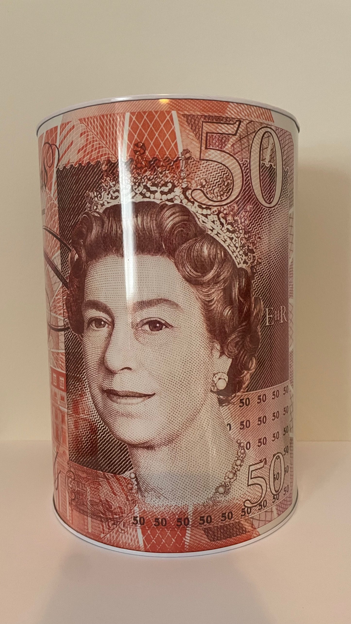 Huge £50 money tin