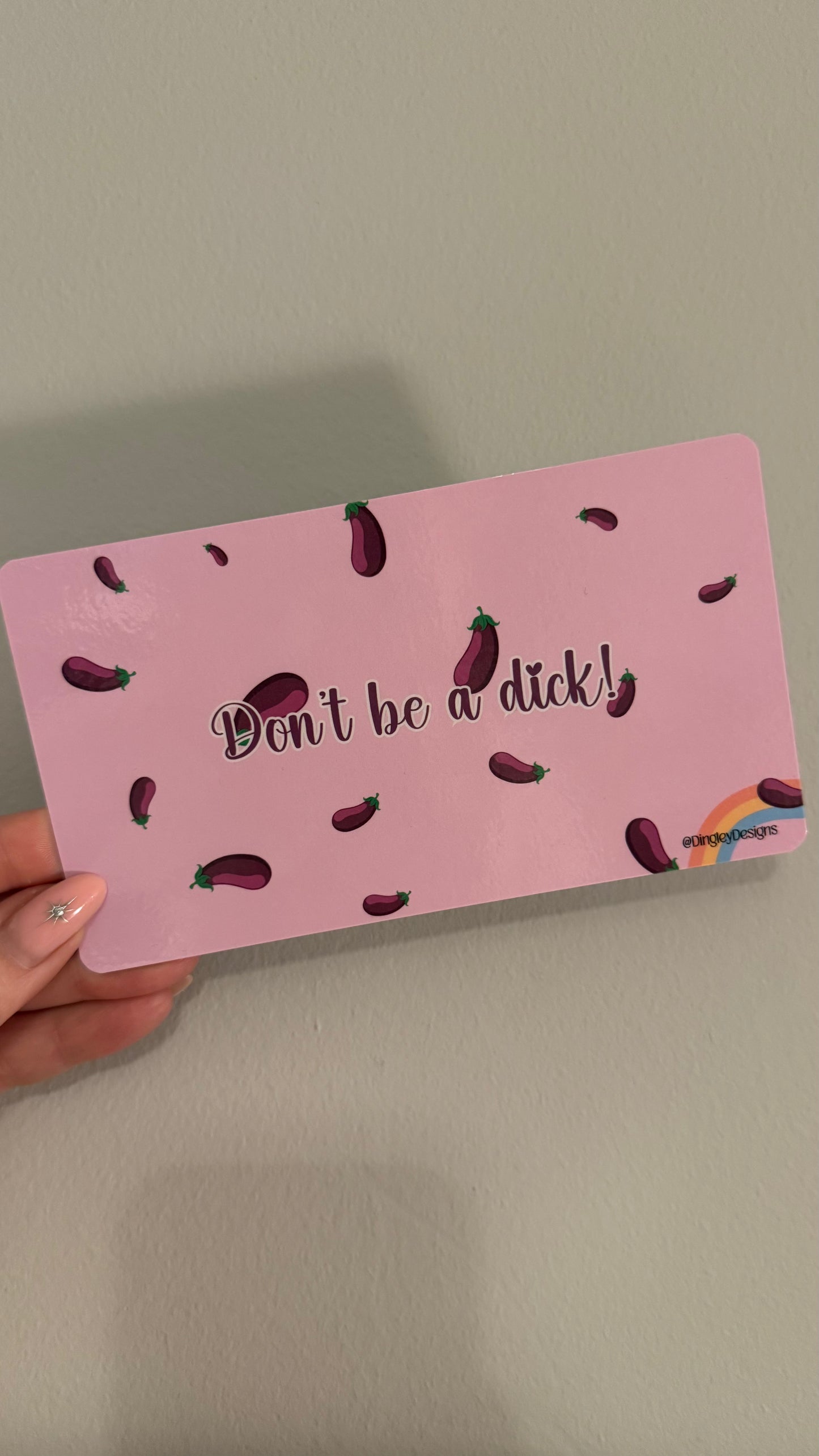 Don't be a dick