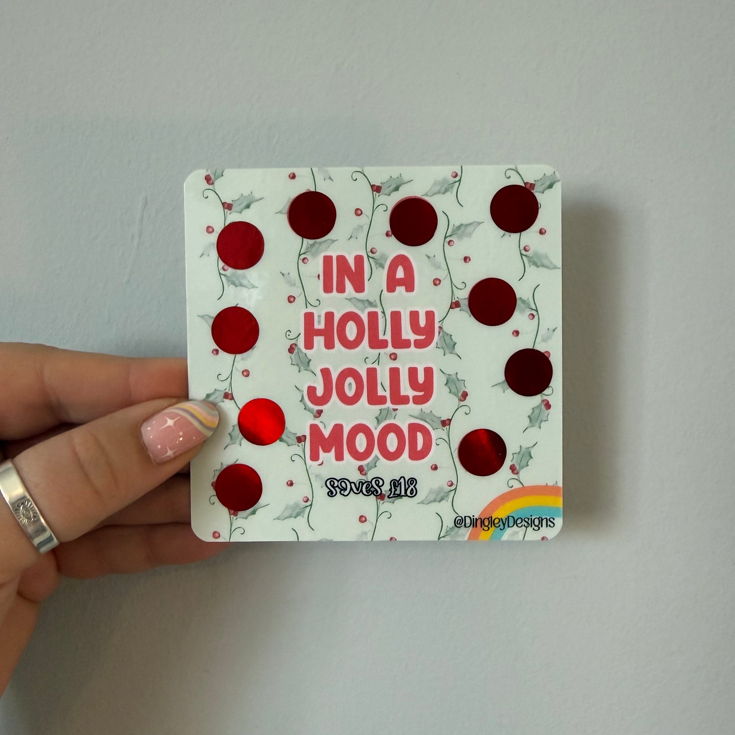 Mini Christmas scratch off challenges