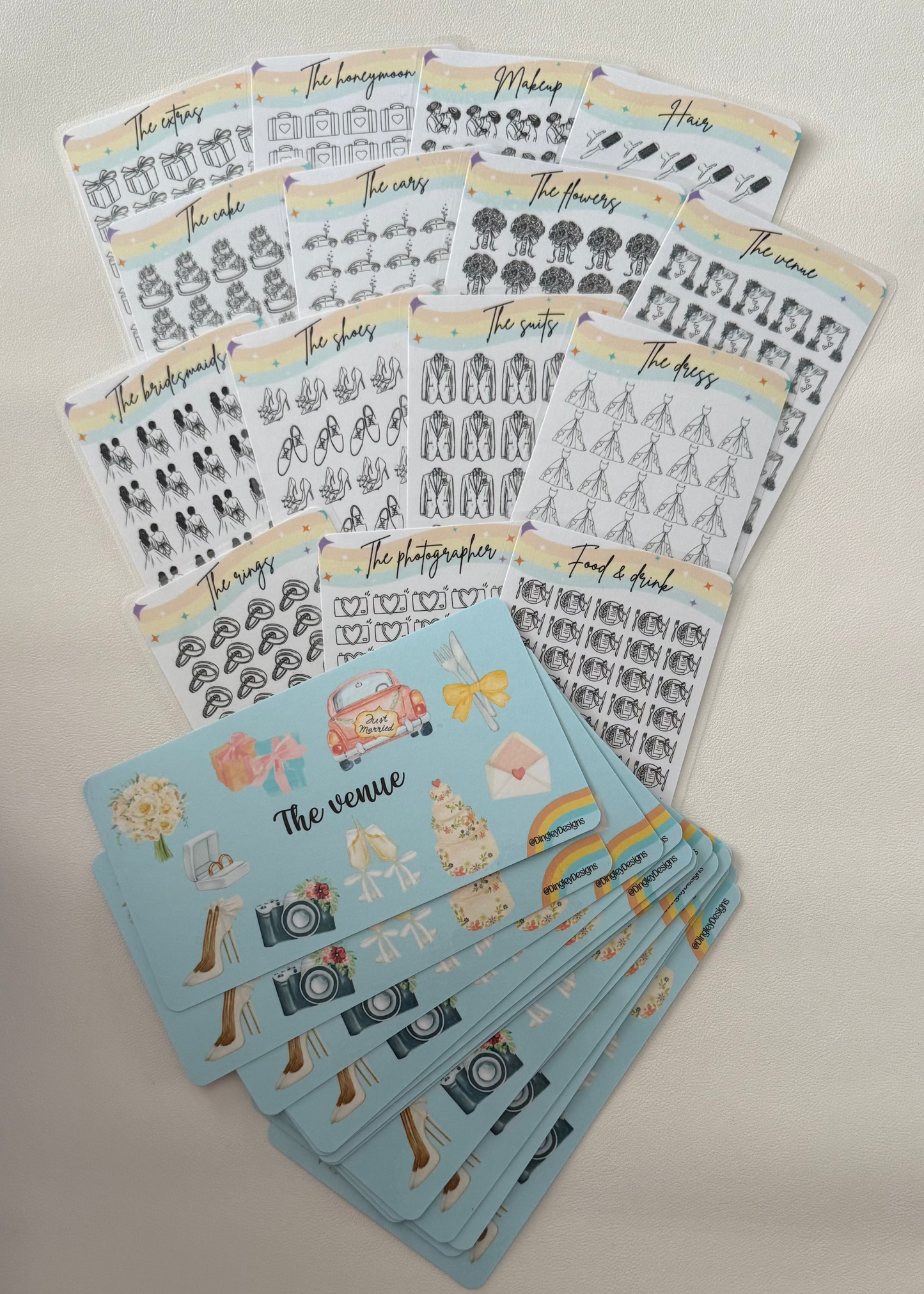 Wedding tracker set
