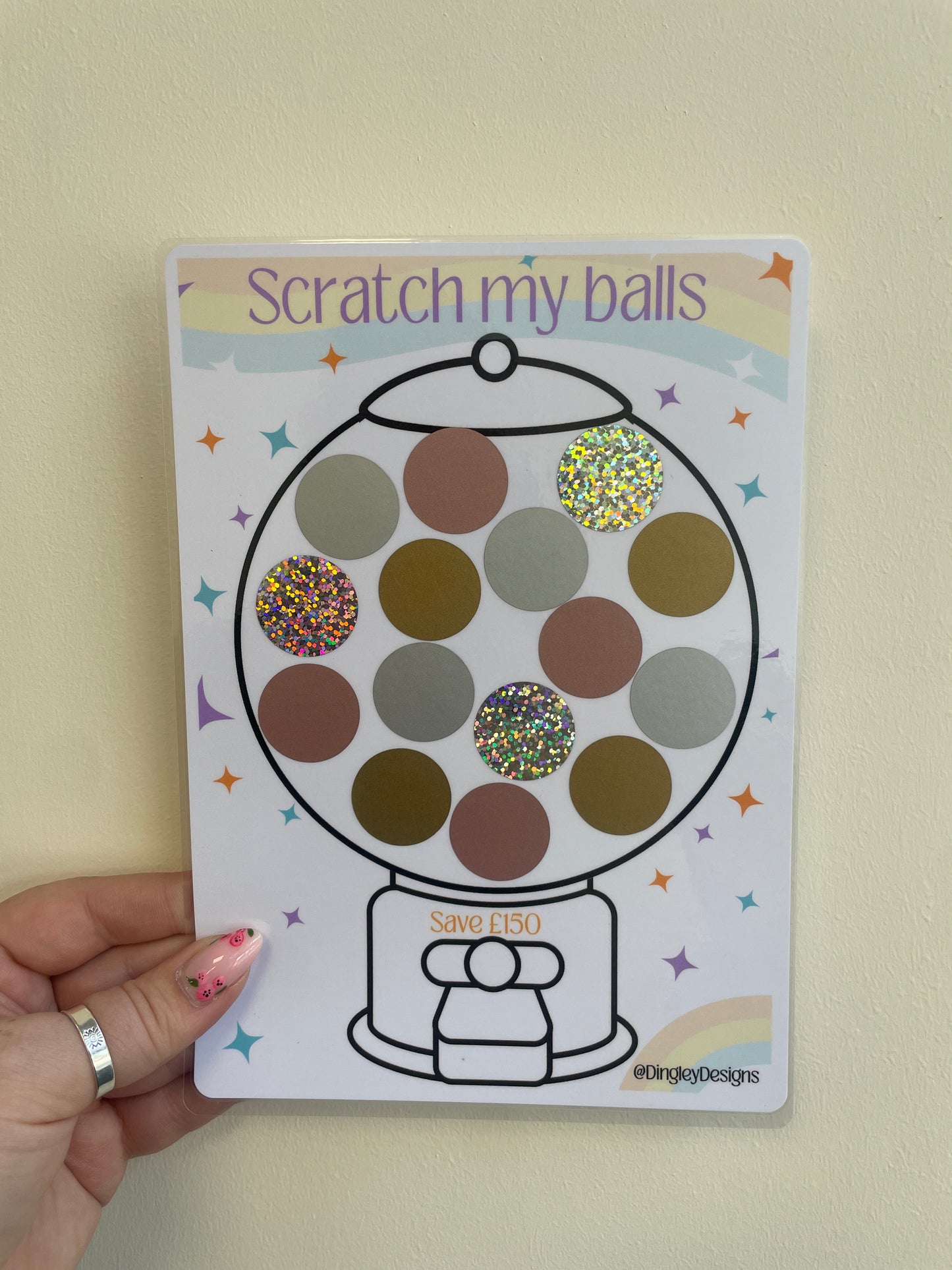 Scratch My Balls, Scratch & Save Tracker