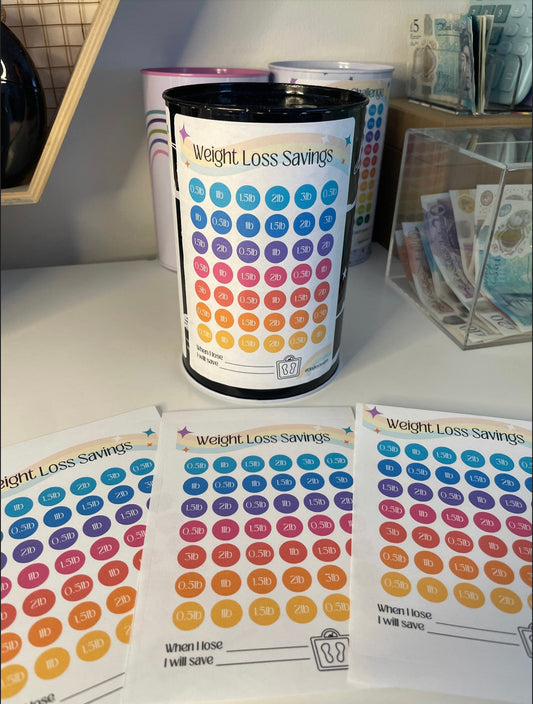 Weight Loss Tin Sticker
