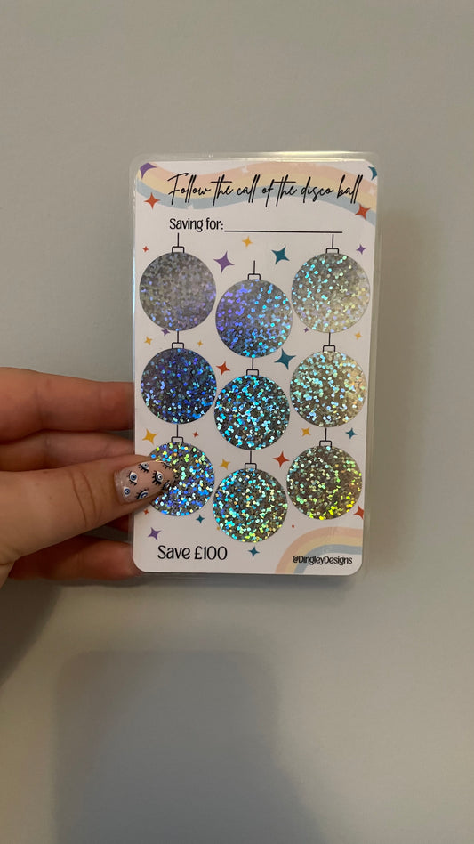 Scratch & Save Disco Ball Tracker