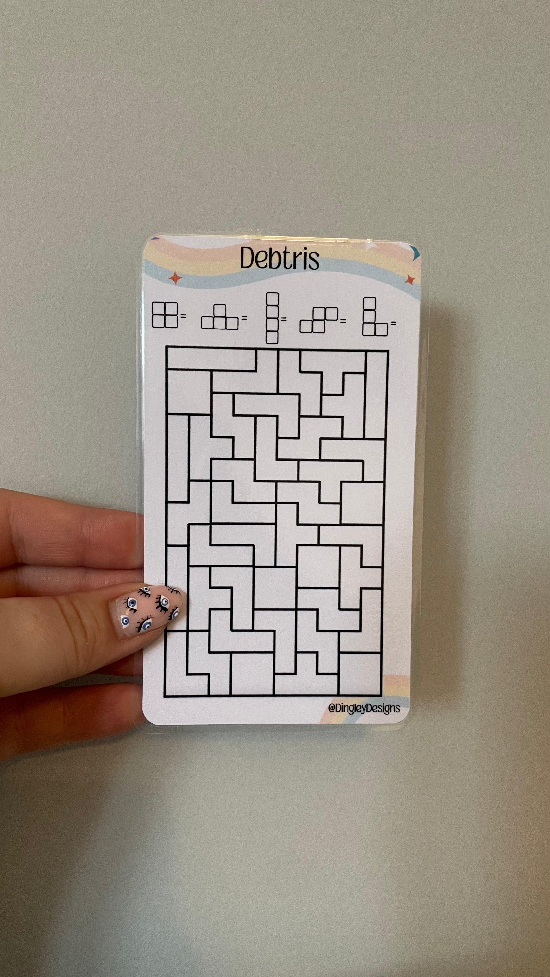 Debtris Blocks Tracker – Dingley Designs