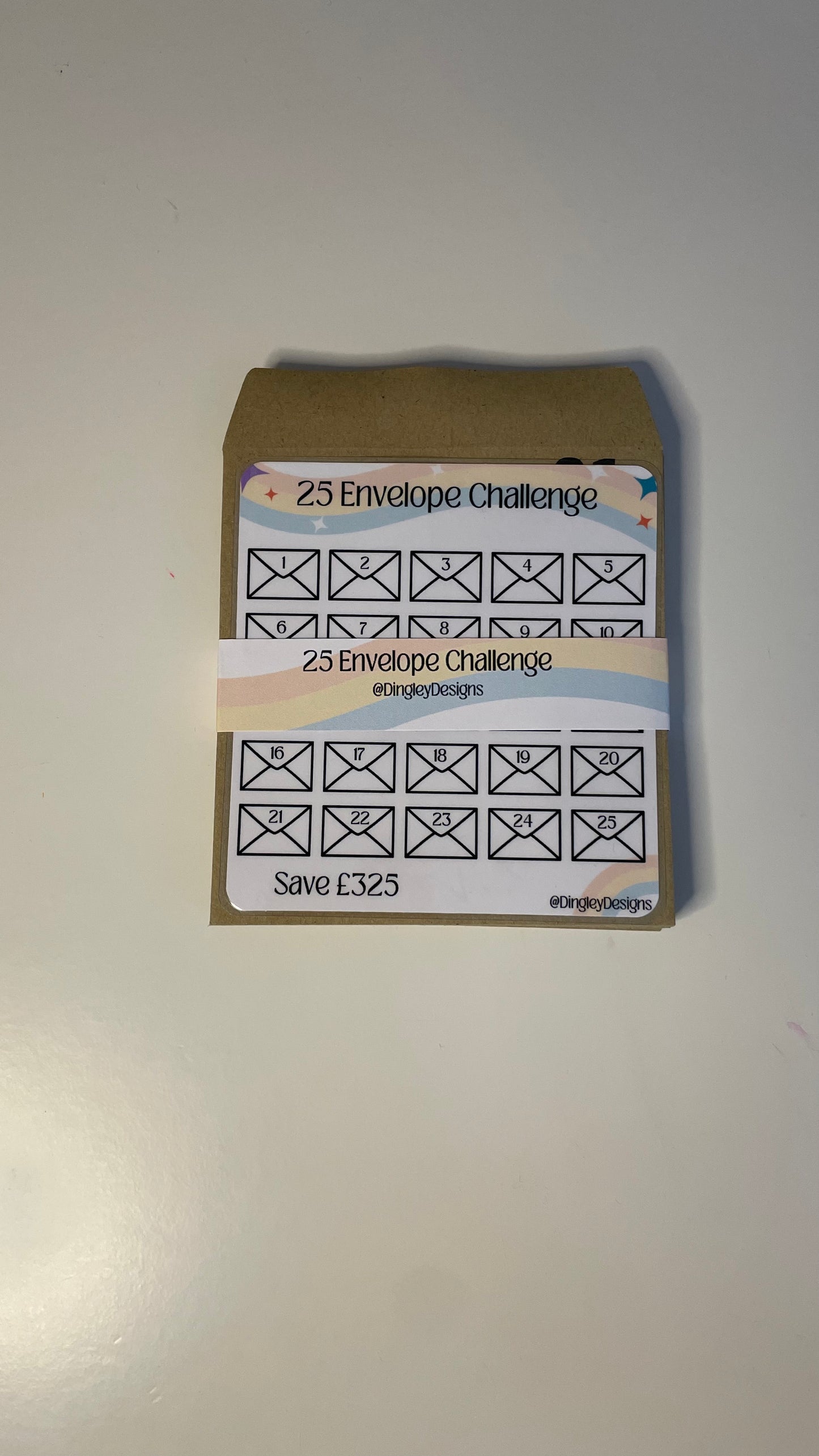 25 Envelope Challenge