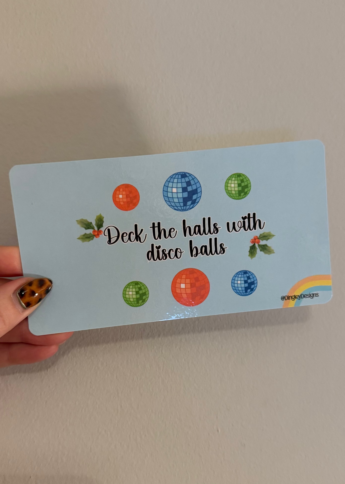 Deck the halls with disco balls