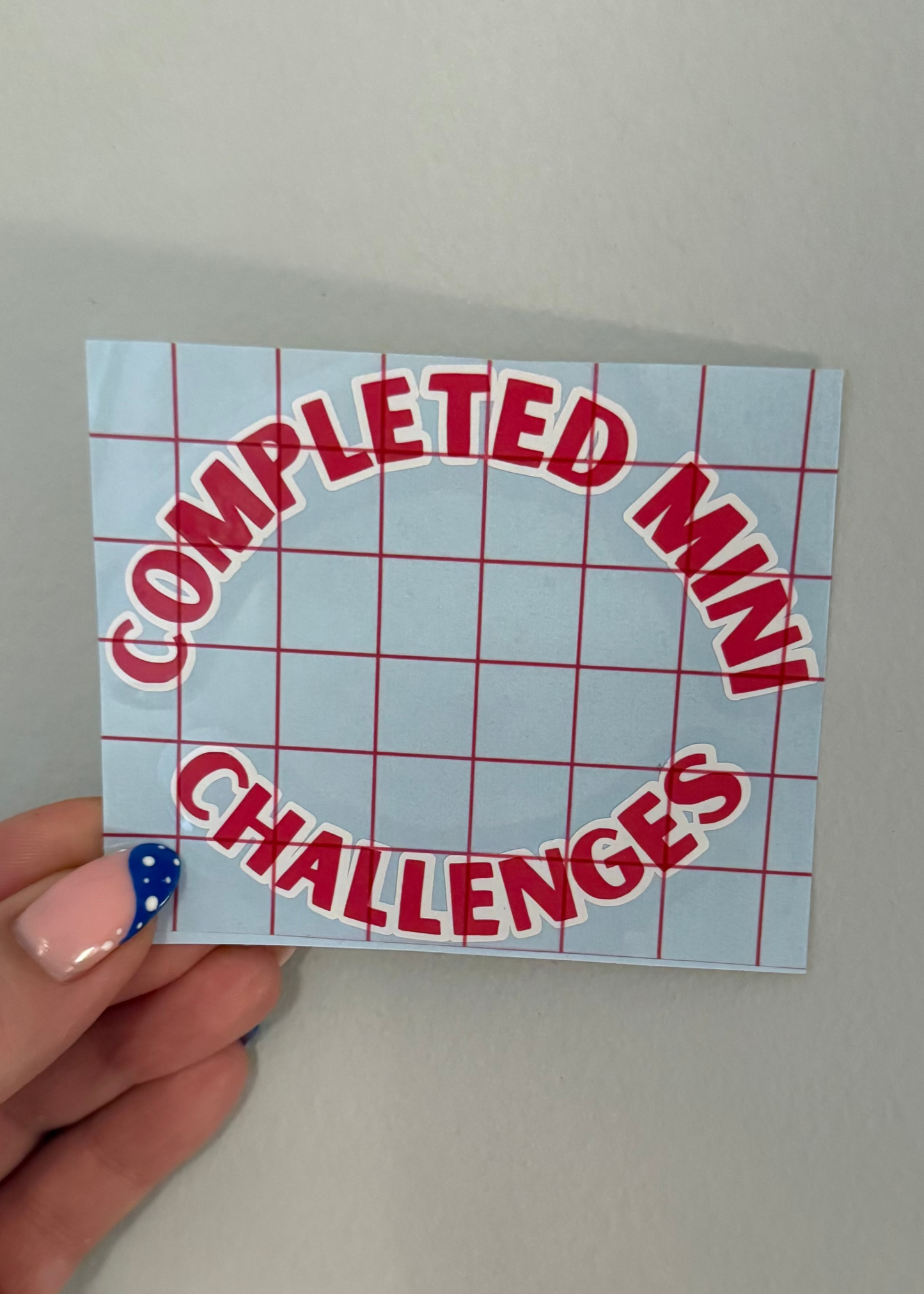 Completed mini challenges- Vinyl