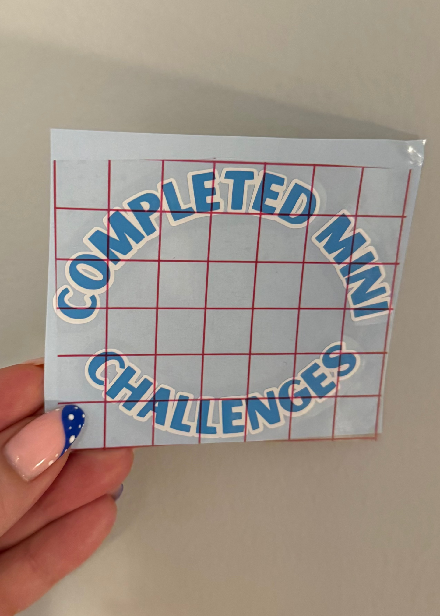Completed mini challenges- Vinyl