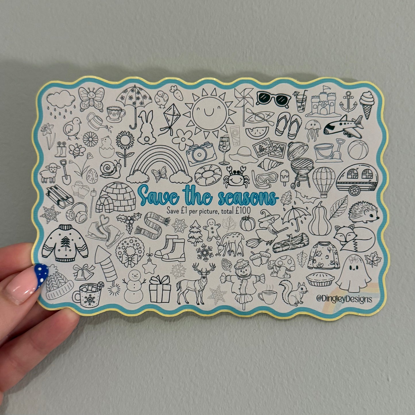 Save the season sticker