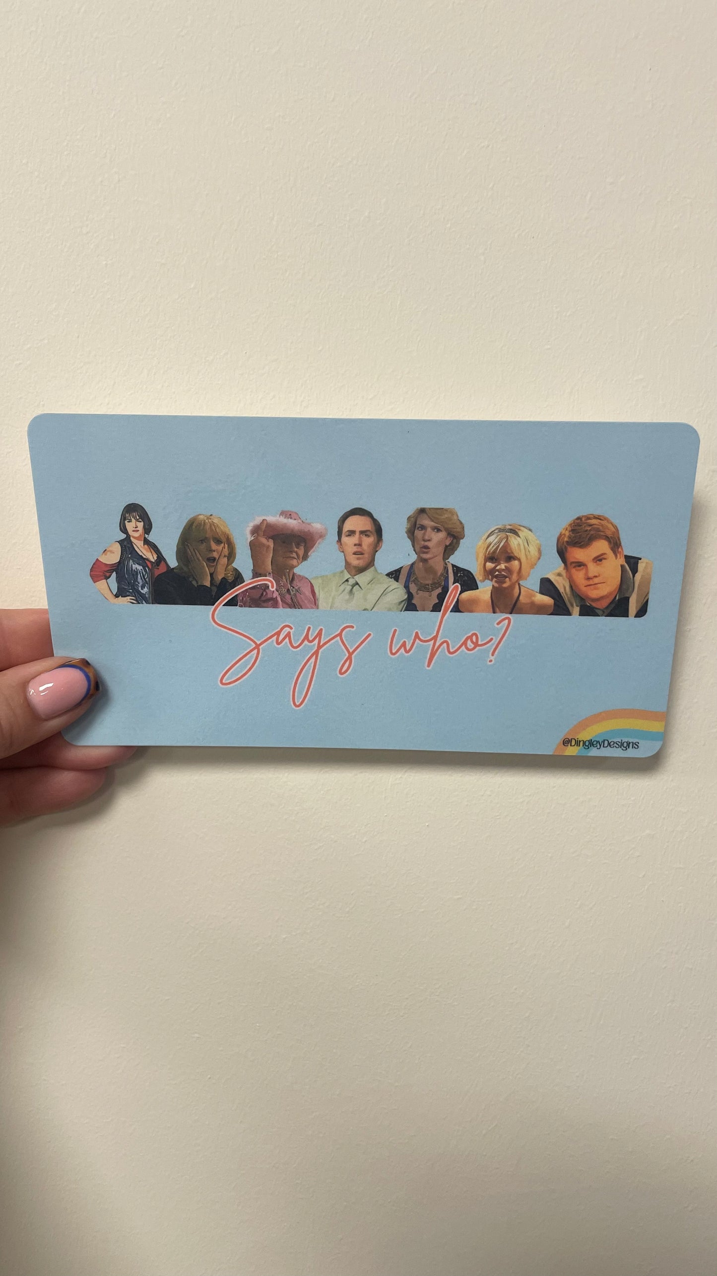 Say's who?