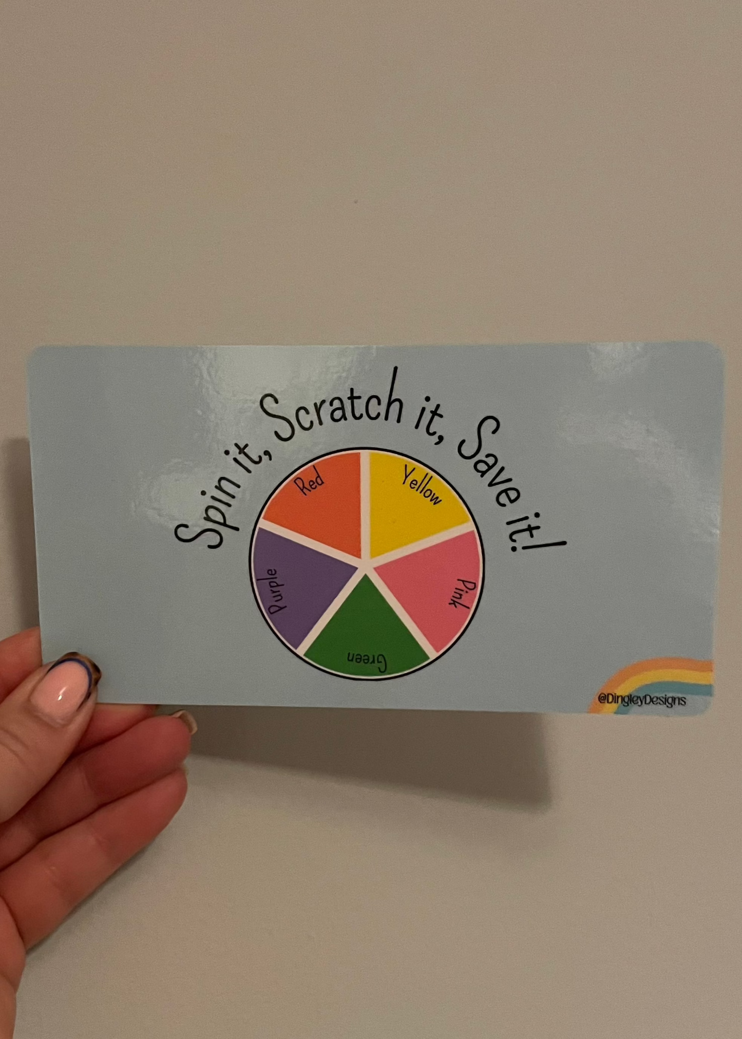 Spin it, Scratch it, Save it!