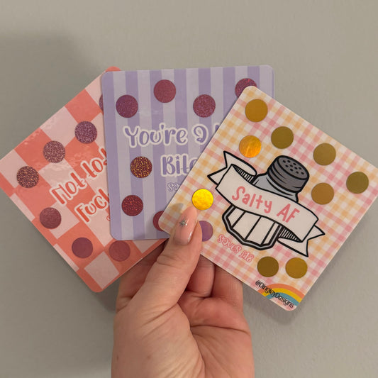 Mini uncouth scratch off challenges