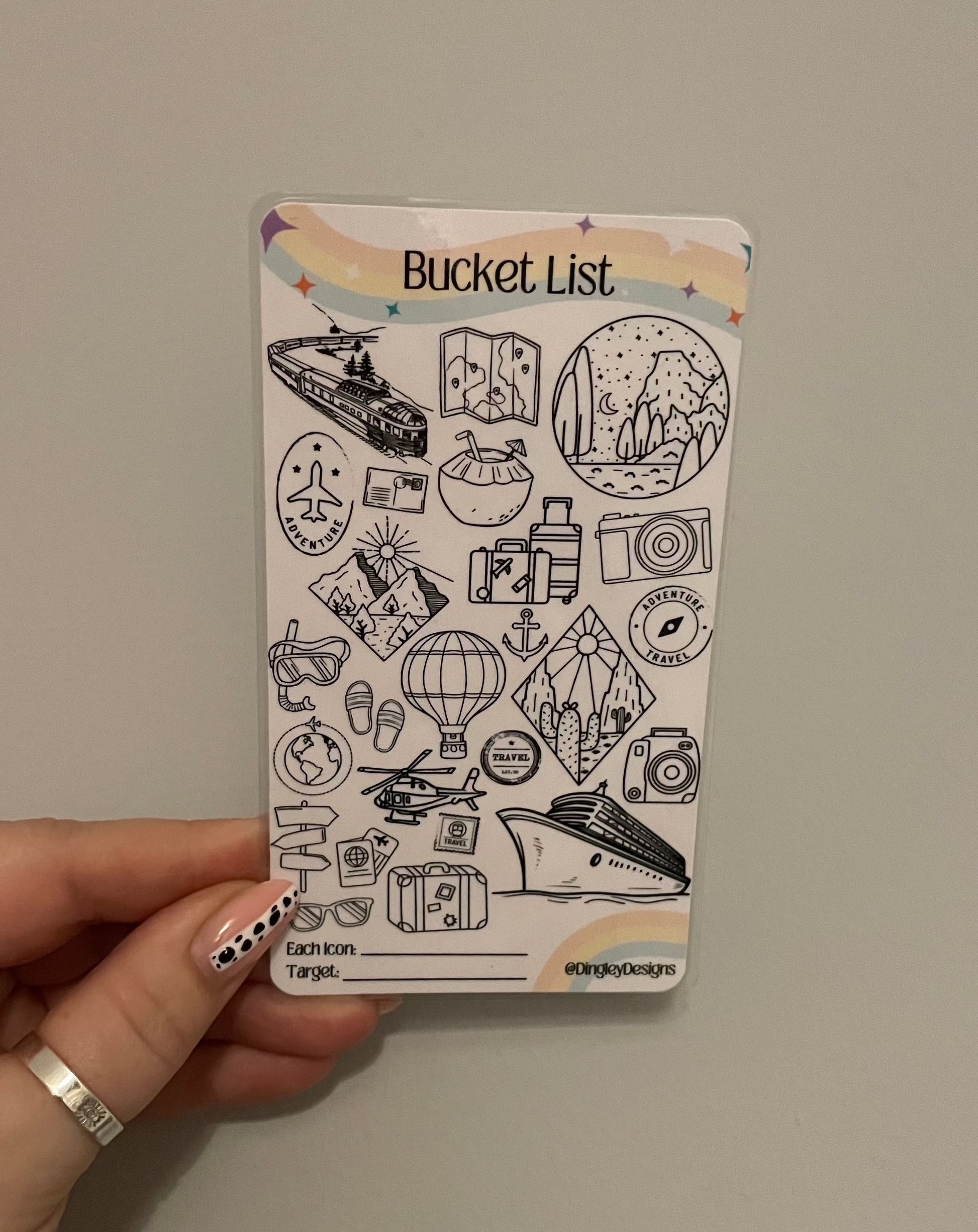 Bucket Tracker Bucket List Tracker – Dingley Designs