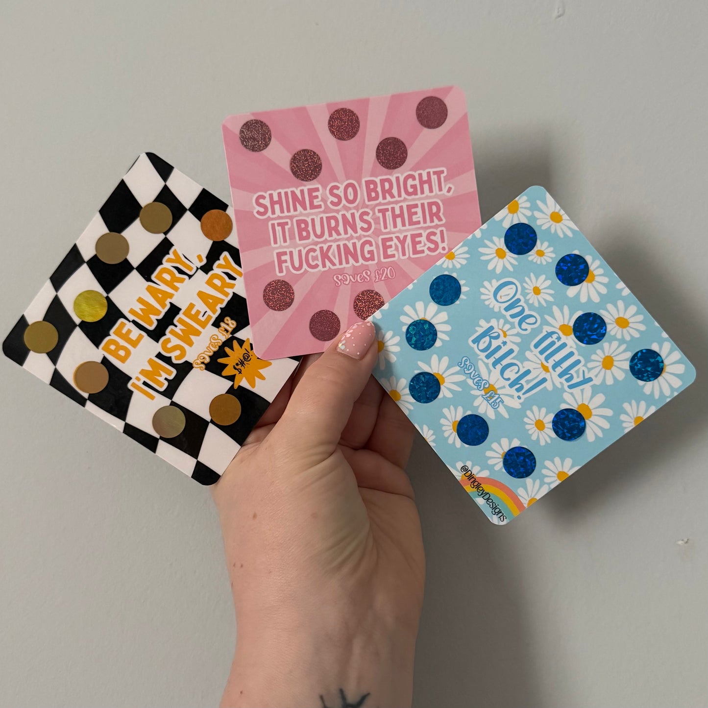 Mini uncouth scratch off challenges vol 2