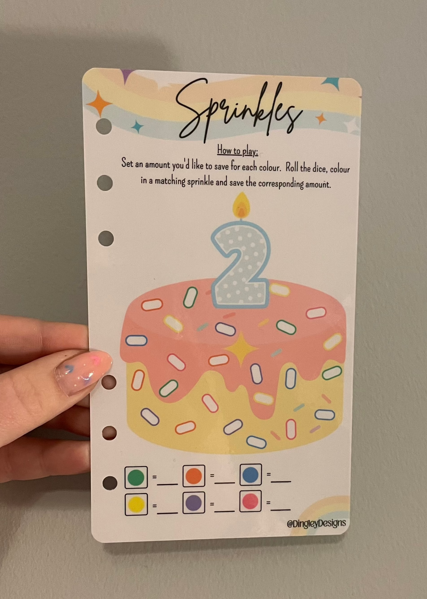 Dingley Designs Turns Two - Birthday items