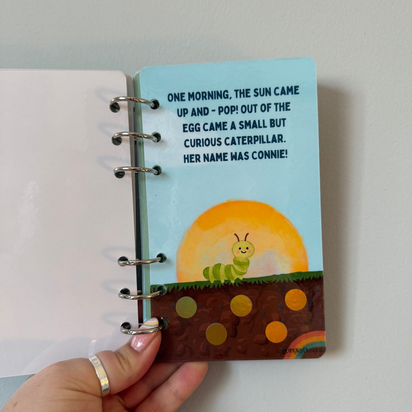 Connie the cash collecting caterpillar