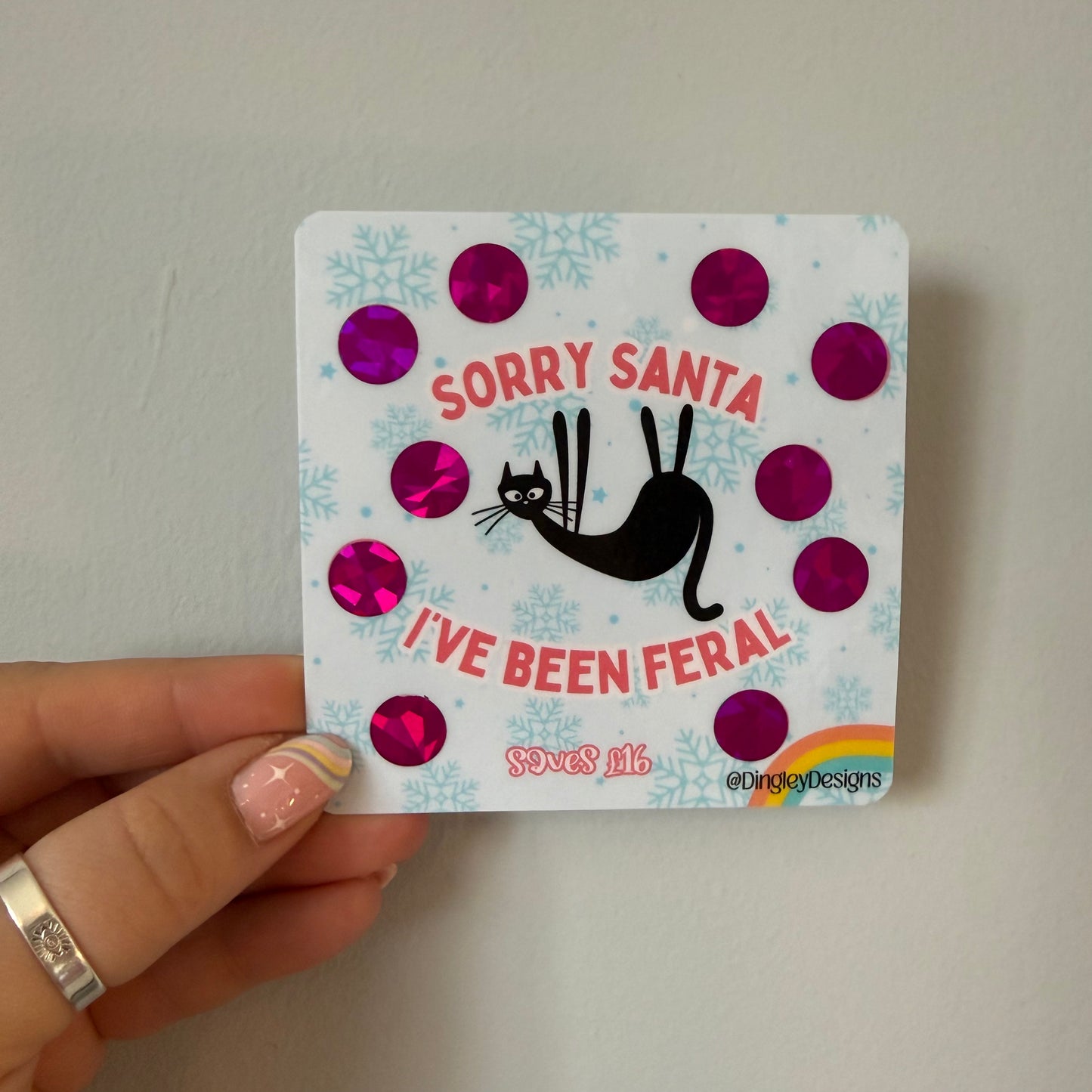 Mini Christmas scratch off challenges