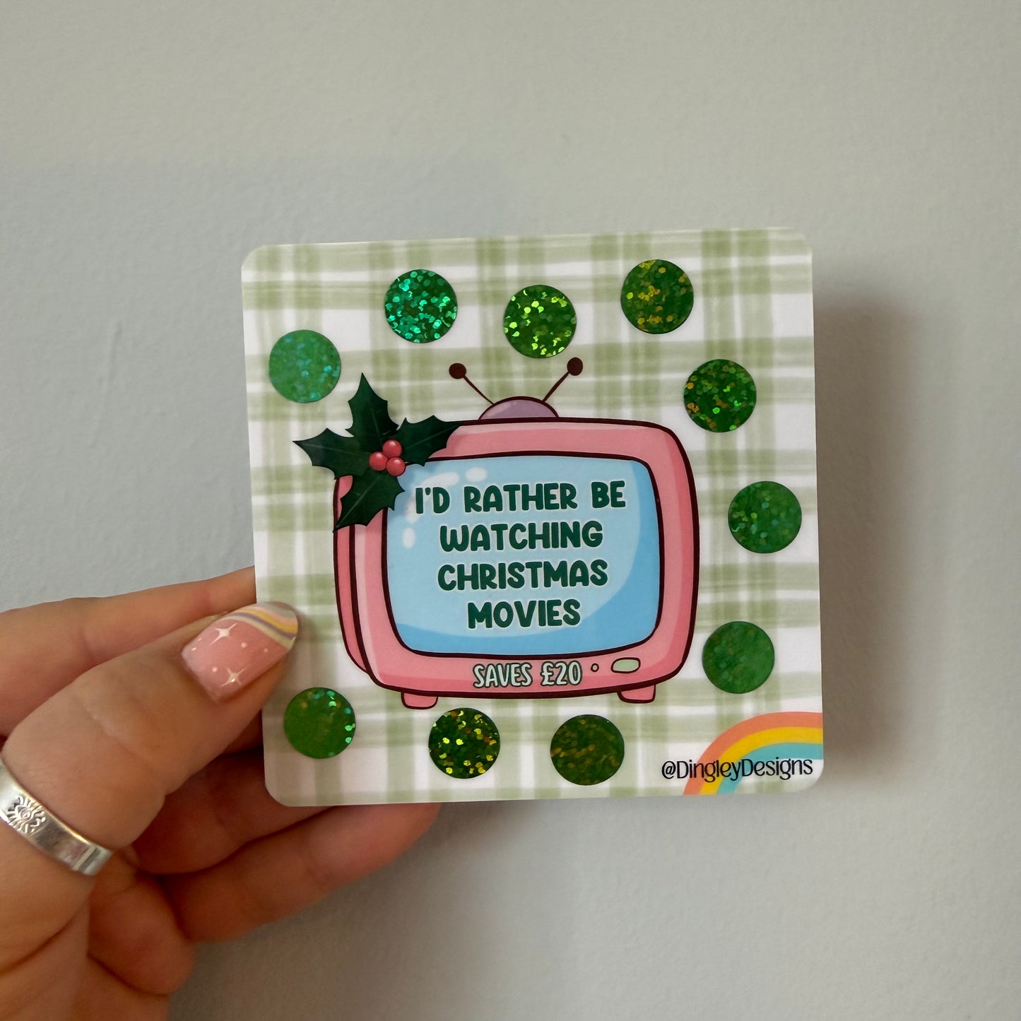 Mini Christmas scratch off challenges