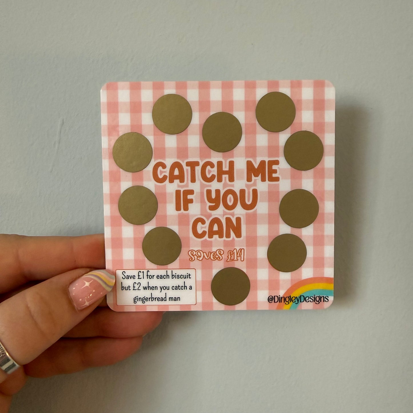 Mini Christmas scratch off challenges