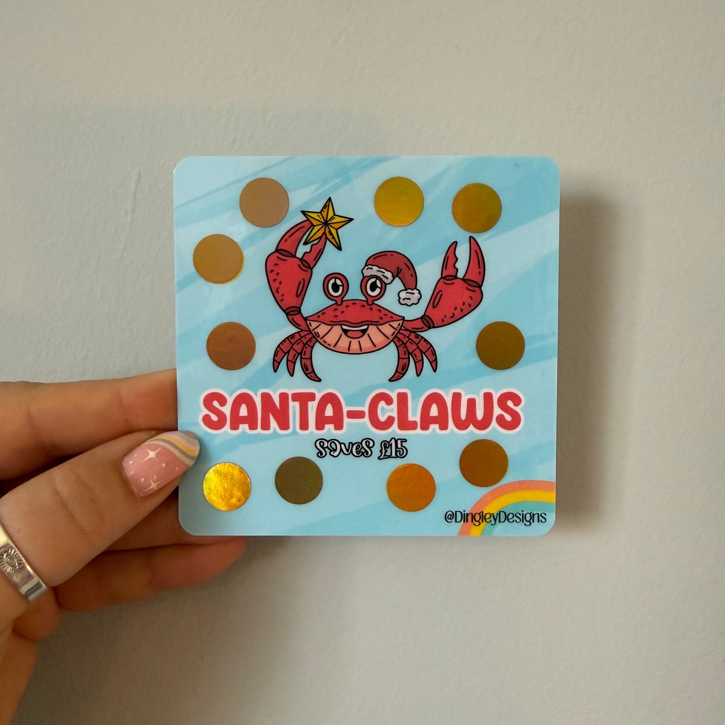 Mini Christmas scratch off challenges