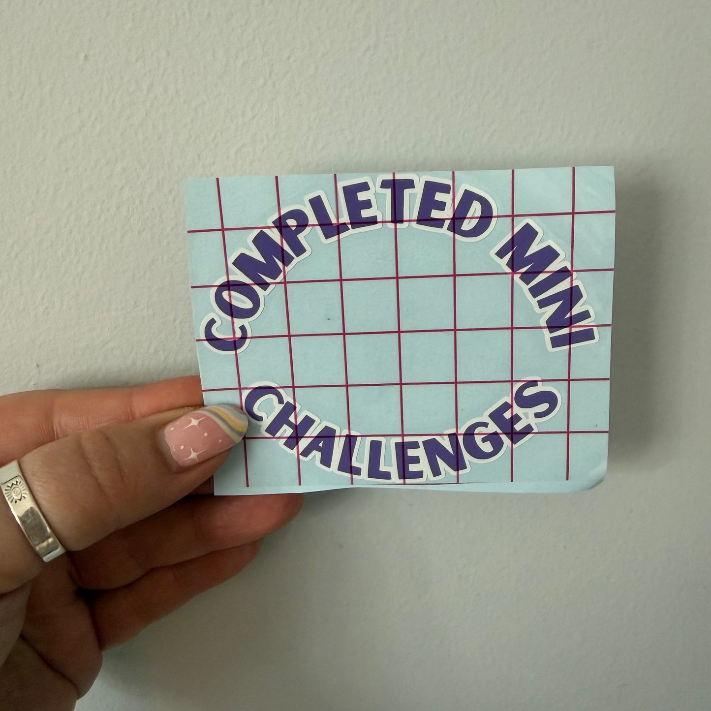 Completed mini challenges- Vinyl