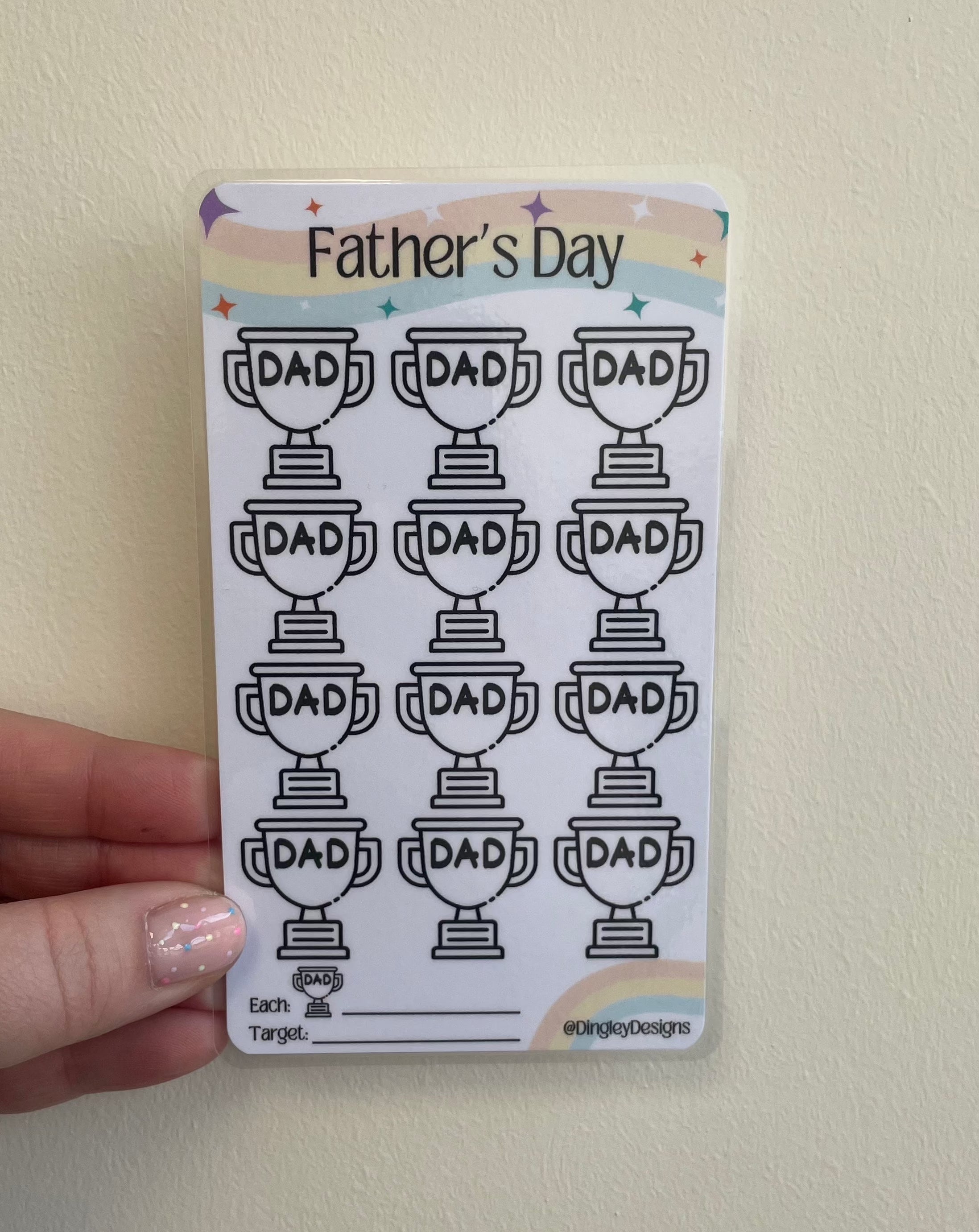 Father's Day Tracker – Dingley Designs