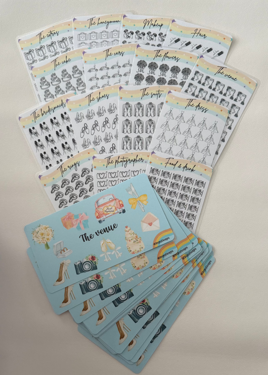 Wedding tracker set
