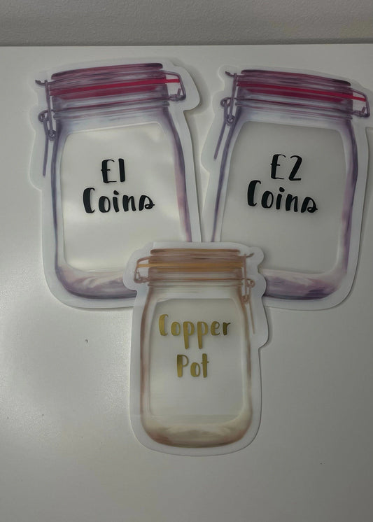 Set of 3 Savings Jars